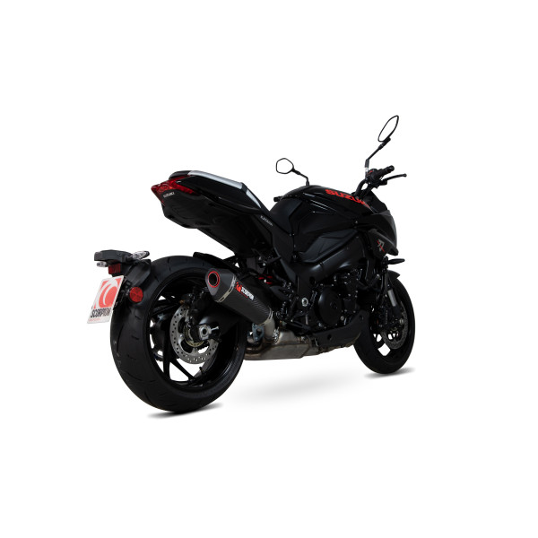 Scorpion Exhaust Suzuki GSX-S 1000 Katana 2019 - 2021 Serket Taper Slip-on Carbon Fibre Sleeve